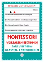 Vorschau - Stundenentwürfe - Bundle: Montessori. Satzglieder und Wortarten - Seite 1