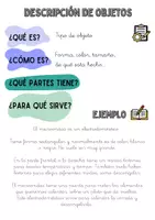 Vista previa - Unidades / Secuencias / Situaciones de Aprendizaje - DESCRIPCIONES. Describir personas, lugares y objetos - página 2