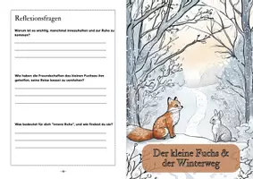 Vorschau - Arbeitsblätter - ☃️Winterleseheft: Geschichte lesen! / AUSMALBILDER & SUCHSEL - Seite 1