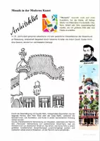 Vorschau - Arbeitsblätter - Mosaik in der Moderne Kunst- Architektur (Materialpaket) - Deckblatt
