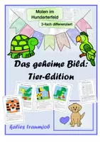 Vorschau - Arbeitsblätter - Materialpaket: Das geheime Bild - Seite 1