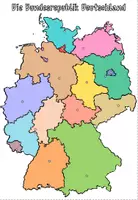 Vorschau - Arbeitsblätter - Bundesländer Unterrichtsreihe - Arbeitsblätter, Tafelmaterial, Spiele, inklusive Lösungen - Seite 1