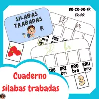 Vista previa - Refuerzo / NEE / Materiales de apoyo - Sílabas trabadas R - Portada