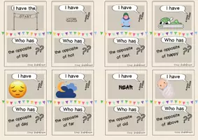 Vorschau - Spiele - I have, who has...? Opposites - Seite 2