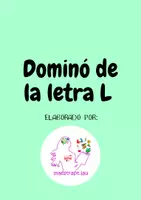 Vista previa - Juegos / Gamificación - Dominó palabra-imagen letra L, por @maestrapt.la - Portada