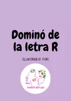 Vista previa - Juegos / Gamificación - Dominó palabra-imagen letra R, por @maestrapt.lau - Portada