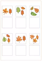 Vorschau - Fördermaterial/Inklusion - 6 Klettmappen Wahrnehmung Herbst - Seite 2