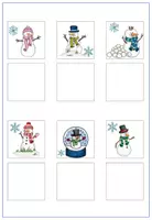 Vorschau - Fördermaterial/Inklusion - 6 Klettmappen Wahrnehmung Winter - Seite 2