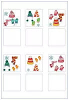 Vorschau - Fördermaterial/Inklusion - 6 Klettmappen Wahrnehmung Winter - Seite 3
