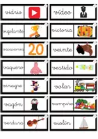 Vista previa - Juegos / Gamificación - Dominó palabra-imagen letra V, por @maestrapt.lau - página 2