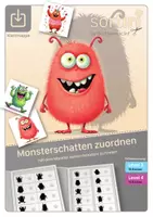Vorschau - Spiele - Klettmappe | Monsterschatten zuordnen | Level 3 + 4 - Deckblatt