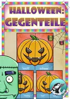 Vorschau - Unterrichtsreihen - Halloween - Herbst - Gegenteile finden - Legematerial - Deckblatt