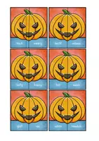 Vorschau - Unterrichtsreihen - Halloween - Herbst - Gegenteile finden - Legematerial - Seite 1