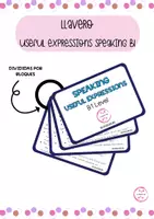 Vista previa - Presentaciones - LLAVERO USEFUL EXPRESSIONS SPEAKING B1 - Portada