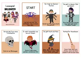 Vorschau - Spiele - Lesespiel zum Thema Halloween - Seite 2