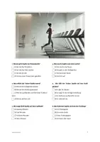 Vorschau - Arbeitsblätter - Hörverstehen A2: Ein Besuch im Fitnessstudio – inkl. Skript, MP3 & Hörprobe - Seite 1
