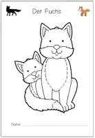 Vorschau - Arbeitsblätter - Fuchs Miniheft - 5 Arbeitsblätter + Deckblatt - Seite 3