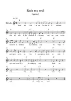 Vorschau - Anderer Materialtyp - Rock my Soul Melodie mit Solmisationssilben - Seite 1
