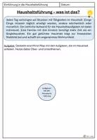 Vorschau - Unterrichtsreihen - Einführung in die Haushaltsführung - Unterrichtsreihe - Seite 3