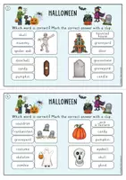 anteprima - Esercizi - Clipcard di Halloween (Inglese) - Pagina 3