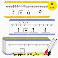 Προεπισκόπηση - Flashcards - Η Αριθμογραμμή της Πρόσθεσης & της Αφαίρεσης - Εξώφυλλο