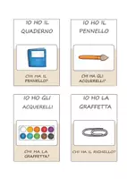 Vorschau - Spiele - "Gli oggetti della scuola"-Io ho-chi ha auf Italienisch - Seite 3