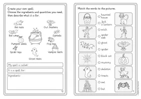 anteprima - Esercizi - My Halloween Booklet (Inglese) - Pagina 3