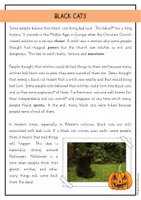 anteprima - Esercizi - Black cats - reading comprehension and grammar (Inglese) - Pagina 3