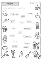 Vorschau - Arbeitsblätter - Halloween – Deutsch-Arbeitsblätter für Klasse 3 und 4 - Seite 3