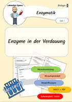Vorschau - Experimente - Versuch zu Enzymen in der Verdauung /Enzymatik - Deckblatt