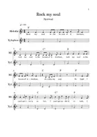 Vorschau - Anderer Materialtyp - Rock my Soul zweistimmig für Klassenmusizieren - Seite 1