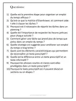 Aperçu - Feuilles d'exercices - Compréhension de lecture - Texte prescriptif - Page de couverture