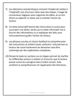 Aperçu - Feuilles d'exercices - Compréhension de lecture - Texte prescriptif - Page 3