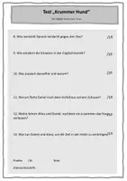 Vorschau - Arbeitsblätter - Krummer Hund: Test Kapitel 25-37 | RSAP/HSAP 2025 - Seite 2