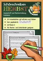 Vorschau - Arbeitsblätter - Abschreibtraining Klasse 2/3: Schönschreiben „Herbst" - Deckblatt