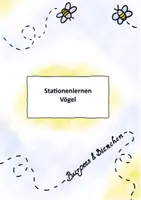 Vorschau - Stundenentwürfe - Stationenlernen Vögel - Deckblatt
