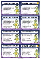 Vista previa - Juegos / Gamificación - Are you an alien? - Speaking Activity - página 3