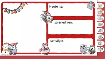 Vorschau - Präsentationen/Tafelbilder - interaktiver Startbildschirm digitale Tafeln Weihnachten - Seite 3