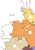 Vorschau - Spiele - Bundesländer spielerisch lernen – Deutschlandreise Spiel mit Karten & Spielplan (Sachunterricht Klasse 3/4) - Seite 1