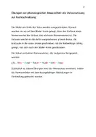 Vorschau - Arbeitsblätter - Anlaut und Endlaut bei Nomen erkennen - Seite 1