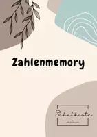 Vorschau - Spiele - Zahlenmemory - Deckblatt
