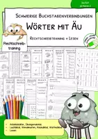 Vorschau - Spiele - Schwierige Buchstabenverbindungen – Materialpaket | Klasse 2–3 - Seite 1