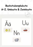 Vorschau - Poster - Buchstabenplakate für die 1. Klasse - Visualisierung - Deckblatt