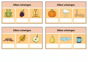Vorschau - Spiele - Silben Übungen - Herbst - Seite 3