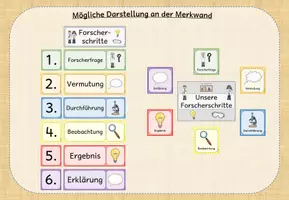 Vorschau - Präsentationen/Tafelbilder - Forscherschritte Sachunterricht - Tafelmaterial (Klasse 1-4) - Seite 2