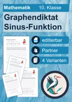 Vorschau - Arbeitsblätter - Graphendiktat Sinus-Funktion - Verschieben, Strecken, Spiegeln - editierbar - Deckblatt