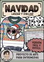 Vista previa - Manualidades / Dibujos para colorear - Ugly Christmas Sweater: Lanza los dados – Proyecto navideño creativo para la clase de arte - Portada