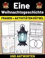 Vorschau - Arbeitsblätter - Film: "Eine Weihnachtsgeschichte (2009)" Fragen + Aktivitäten Rätsel + und Antworten - Deckblatt