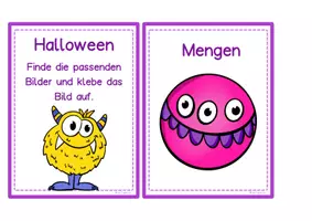 Vorschau - Spiele - Halloween Zahlenspaziergang, Rechenspaziergang Mathe 1.Klasse ZR 10 - Seite 1