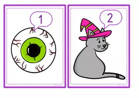 Vorschau - Spiele - Halloween Zahlenspaziergang, Rechenspaziergang Mathe 1.Klasse ZR 10 - Seite 3